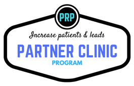 Our PRP Partner Clinic program is included for FREE when you become a platform member. We help you get setup and then help you get leads and with marketing.